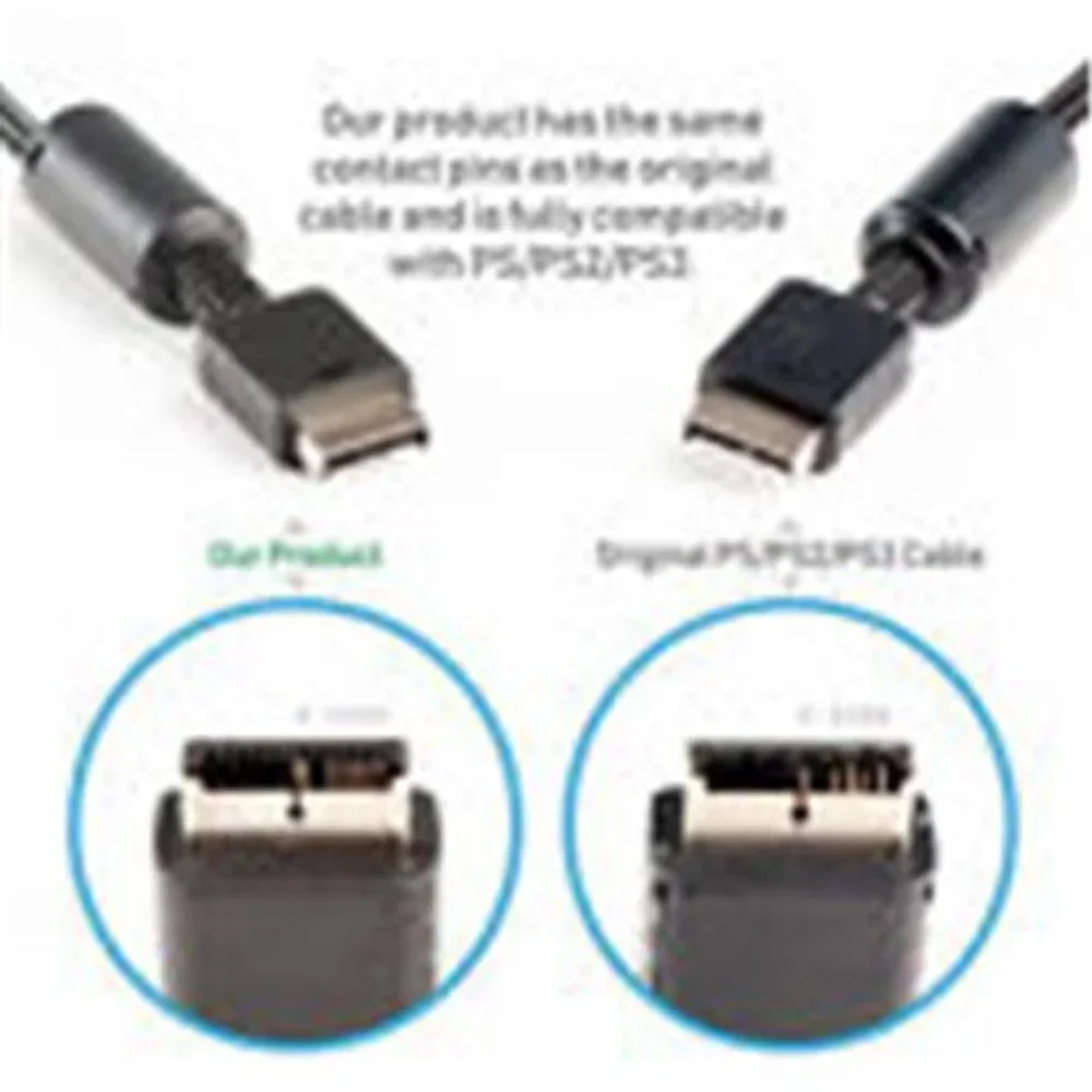 New 6 Feet RCA AV Audio Video Composite Cable Cord for Sony PS1 PS2 PS3 PS3 Slim